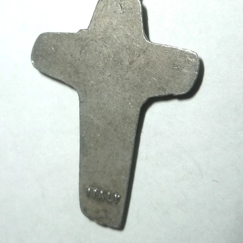 Sterling-Style Silver Crucifix Pendant - Religious Charm